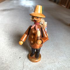 希少】ドイツ 煙出し人形 スモーカー 狩人 ハンター 木工芸品