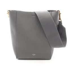 セリーヌ CELINE ショルダーバッグ サングル バケット スモール 189303 グレー レザー サングル バケット スモール レディース Used Aのサムネイル