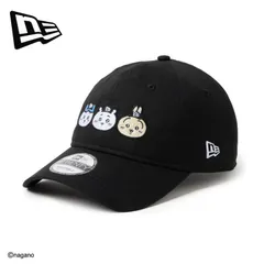 26春夏 ニューエラ NEW ERA メンズ レディース (ユニセックス) 9TWENTY ちいかわ / ちいかわ・ハチワレ・うさぎ ブラック 14864520 帽子 キャップ サイズ調整可能のサムネイル