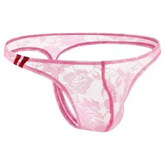 Tバック メンズ セクシー ローライズ パンツ 透ける レース 通気性 透け感 ストレッチ 前閉じ 下着 大きいサイズ 柔らか フィット 高級感 男性 mt-016