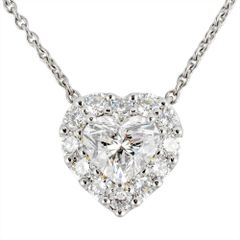 GRAFF アイコン ハートシェイプ ダイヤモンド ネックレス 0.55ct 