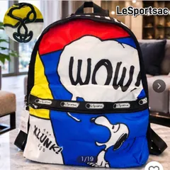【197-a】LeSportsac × ユニバーサルスタジオジャパン　スヌーピー　USJ限定　リュック＆ポーチ　レスポートサック