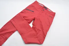 中古 メンズ オークリー OAKLEY パンツ 32インチ 赤 レッド シンプル 春秋