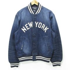 希少 ラルフローレン ヤンキース デニムスタジャン クーパーズタウン