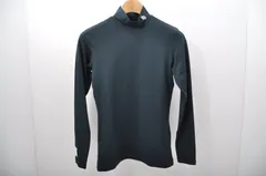 中古 レディース パーリーゲイツ PEARLY GATES 長袖シャツ 1(M) 紺 ネイビー モックネック ハイネック ストレッチ