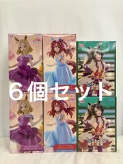 未開封 ウマ娘 プリティーダービー フィギュア ナリタトップロード スティルインラブ サトノクラウン 3種 6個セット LF3842 f107