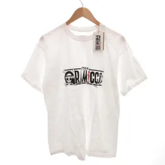 グラミチ GRAMICCI × ONE PIECE タグ付き Tシャツ 半袖 カットソー プリント L 白 ホワイト /YJ ■GY66