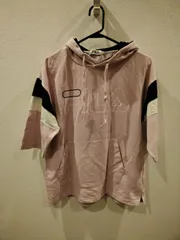 FILA　パーカー　半袖　ピンク