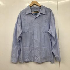 USED 古着 シャツ、ブラウス 長袖 長袖シャツ 刺繡シャツ カラーシャツ キューバシャツ