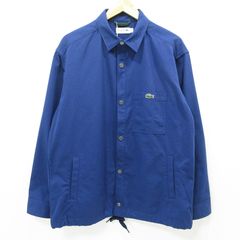 LACOSTE ラコステ スウィングトップ 短丈 ブルゾン 青 - メルカリ