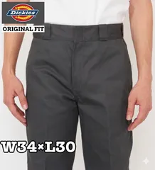 新品 W34 L30 ディッキーズ 874 オリジナルフィット ワークパンツ チャコールグレー