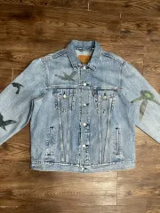 リーバイス バード プリンティング トラッカー ジャケット