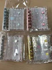 【新発売】可愛いシール帳バインダー A7 リフィル 10枚セットクリア　4種類　 推し活送料無料