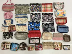◆ LeSportsac レスポートサック 33点 まとめ商品 ポーチ ティッシュケース ミニトートなど 総柄 アニマル柄他 中古品