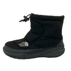 THE NORTH FACE(ノースフェイス) ショートブーツ UK 6.0 レディース - 黒 スノーブーツ ウール