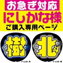 【◇お急ぎ対応◇にしかな様】うちわ文字　反射シート　NFfactory