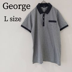 アルコディオ ARCODIO ニットポロシャツ 半袖 コットン ネイビー L