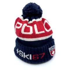 POLO Ralph Lauren SKI 67 ニット帽 ポンポン - メルカリ