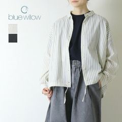 □ミナペルホネン swallow 刺繍七分袖コットンブラウス つばめ刺繍
