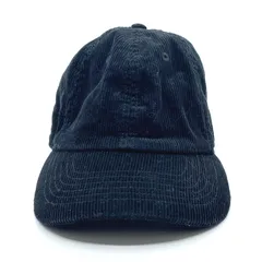 Newhattan　ニューハッタン ベースボールキャップ コットンコーデュロイ　帽子　濃紺