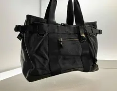 ★ PORTER ポーター トートバッグ HEAT ブラック 無地 スレ 傷み有 通年