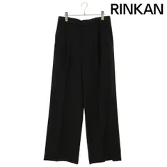 サンローランパリ  732288 Y512W ワイドフレアタキシードロングパンツ メンズ 46