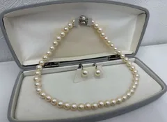 アコヤ(真珠)ネックレス・イヤリングセット