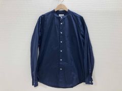 Errico Formicora ハイパーストレッチタブカラーシャツ ネイビー