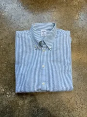 ブルックスブラザーズ シアサッカー ストライプ ポロ シャツ