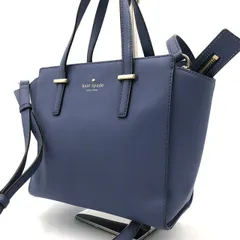 kate spade ケイトスペード 2WAY ショルダーバッグ ハンドバッグ 紺