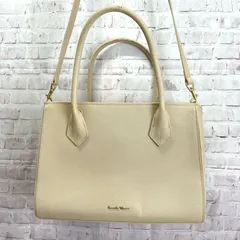 サマンサタバサ　Samantha Thavasa 2way　ハンドバッグ　ピンクベージュ　PVC　ゴールド金具　バッグインポーチ付き