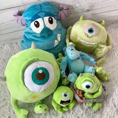 Disney モンスターズインク ぬいぐるみ マイク サリー ピクサー 6点セット ディズニーストア限定 ディズニーリゾート限定 6