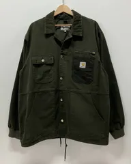 Carhartt カーハート I030439 ブルゾン COVER ALL MEDLEY JACKET カバーオール メドレー ジャケット サイズXL グリーン チュニジア製