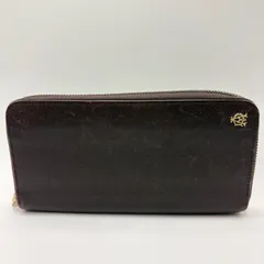 dunhill ダンヒル ラウンドファスナー 長財布 ブラウン レザー メンズ