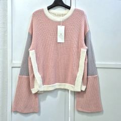 ステイピープル カラー バイカラー ニットTシャツ 新品