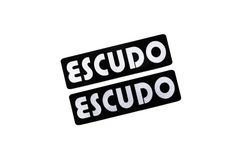 EEE-5-4 ESCUDO 黒白 アクリル2層 ステッカー スズキ エスクード YE21S TA01 TD54W YD21S TDA4W 2.0 TD01W カスタム 前期 後期 2枚1セット
