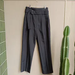 ★完売商品★ ユアーズ ur's リネンライクハイウエストテーパードパンツ 【M】