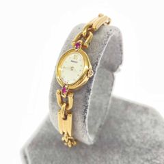 BURBERRY ゴールド 4Pダイヤ レディース 腕時計 1605 - メルカリ