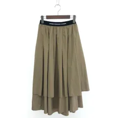 DOUBLE STANDARD CLOTHING ダブルスタンダード タフタレイヤードスカート サイズ:36 /現行品/定価38500円    ベージュ レディース / 240001194673のサムネイル