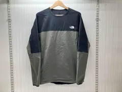 THE NORTH FACE ザ ノースフェイス エイペックス フレックス クルー NP72182 ナイロンプルオーバー 長袖 Lサイズ カーキ/ブラック