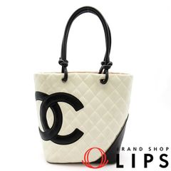 CHANEL キルティング トートバッグ ホワイト/ブラック/ピンク - メルカリ