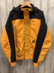 Carhartt カーハート マウンテンパーカー イエロー ケアタグ薄れ 汚れ有