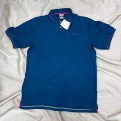 Columbia コロンビア ポロシャツ 半袖 ワンポイント刺繍 ロゴ刺繍 オムニドライ オムニシェイド ボックスポロシャツ TITANIUM ターコイズブルー ピンク XL メンズ 新品タグ