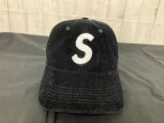 Supreme シュプリーム Corduroy S Logo 6-Panel キャップ 24FW ブラック 