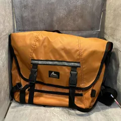 00s GREGORY メッセンジャーバッグ オレンジ size M グレゴリー 