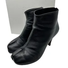 MAISON MARGIELA(メゾンマルジェラ) 19AW TABI STILETTO ANKLE BOOTS 足袋 ピン ヒール アンクル ブーツ S58WU0272 37(23.5～24.cm程度) ブラック 箱付属 タビ