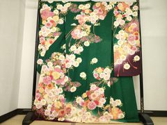 振袖 ふくれ織紋意匠 牡丹 松坂屋扱い 身丈164cm MO3770 - メルカリ