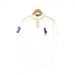 ポロ ラルフローレン POLO RALPH LAUREN ポロシャツ 半袖 M ホワイト /HK