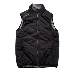 【WORKMAN】ベスト｜レディースSサイズ｜ブラック｜中綿ベスト｜ジップアップ｜シンプル｜防寒｜古着