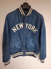 M ポロラルフローレン × NEW YORK ヤンキース デニム スタジャン
